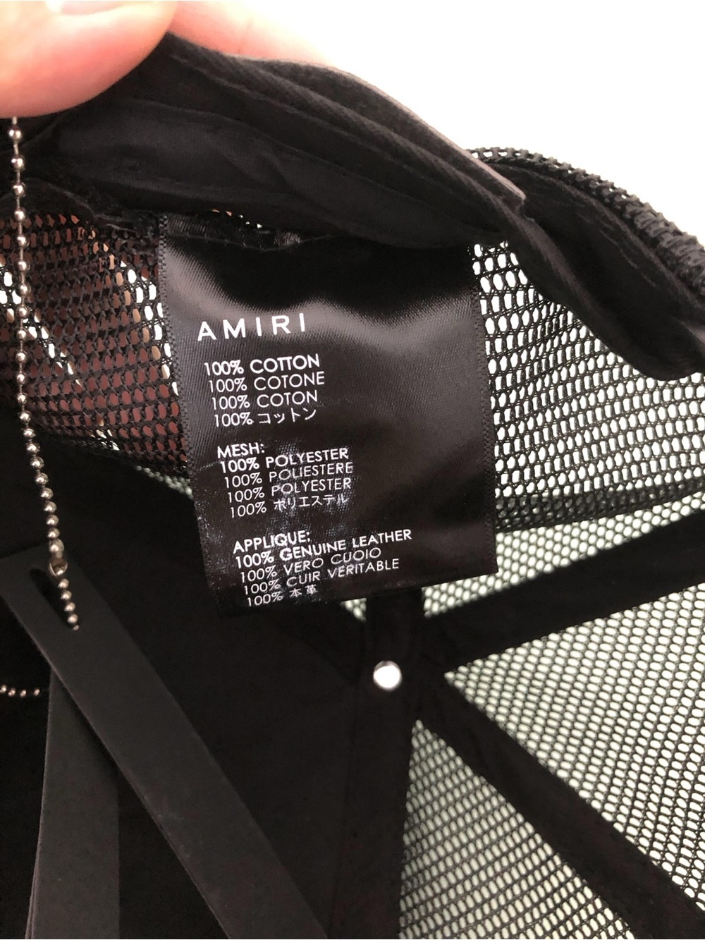 AMIRI Classic Embroidered logo baseball cap - Picture 12 of 13